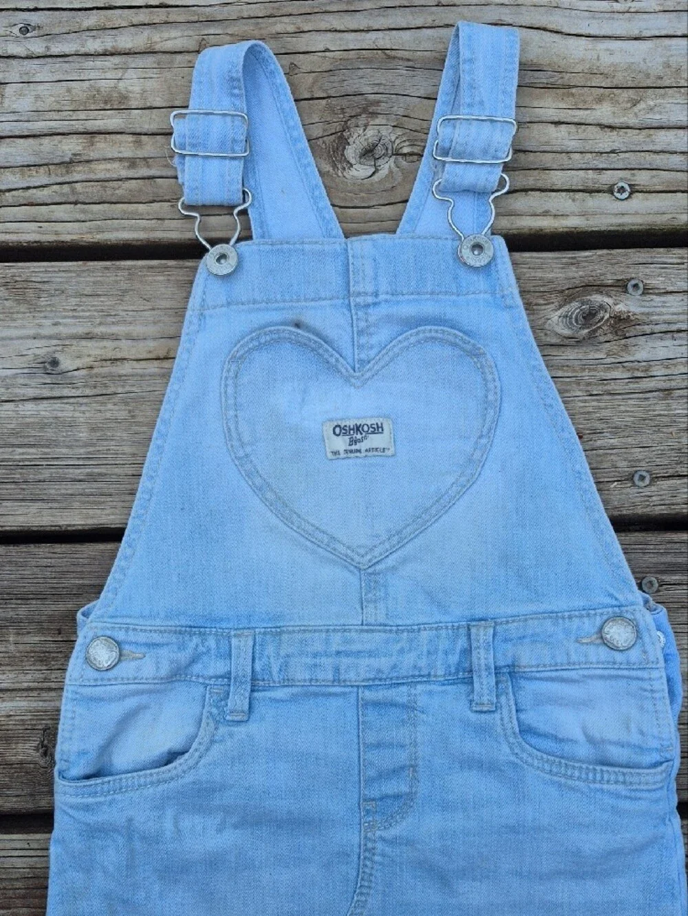 Price Drop!!!💥OshKosh B'gosh Light Wash Denim Overall Dress for Kids